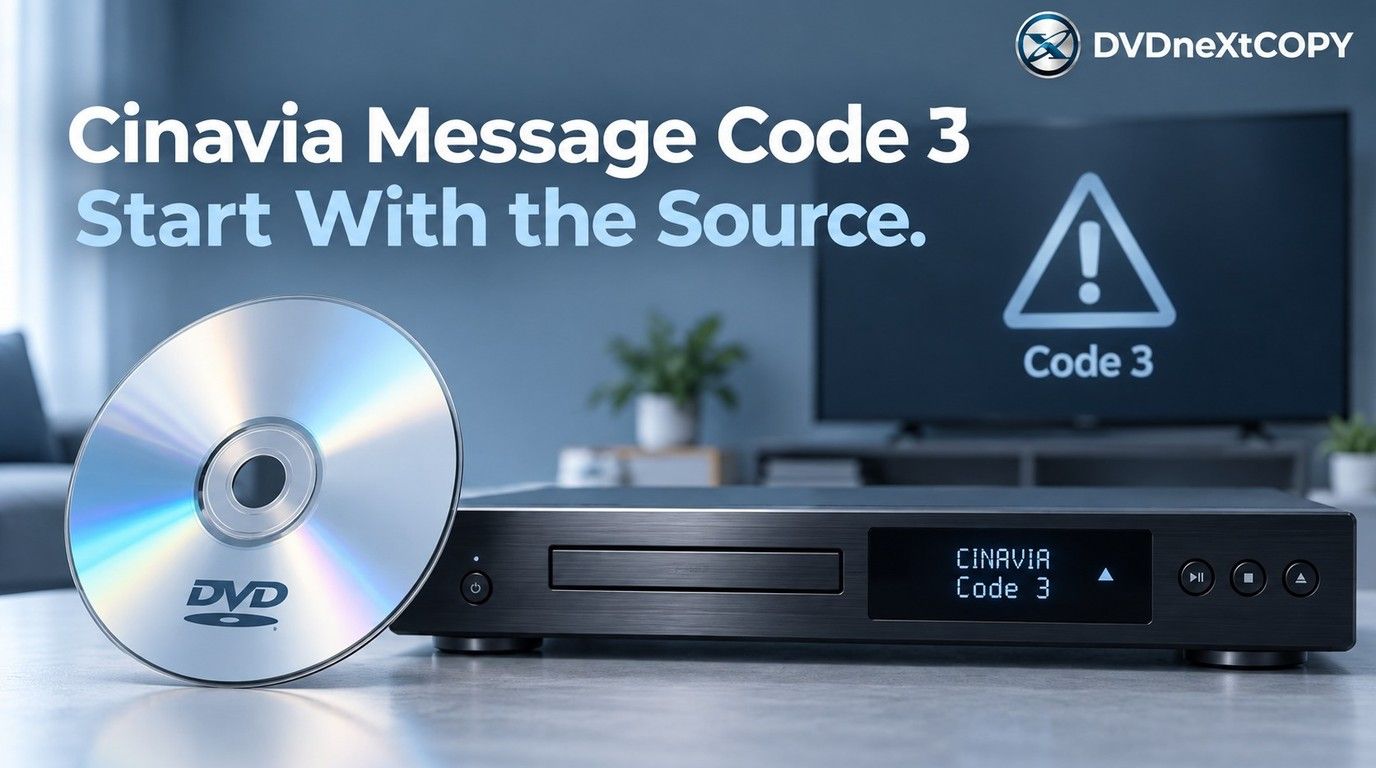 How to Fix Cinavia Message Code 3: Start With the Source