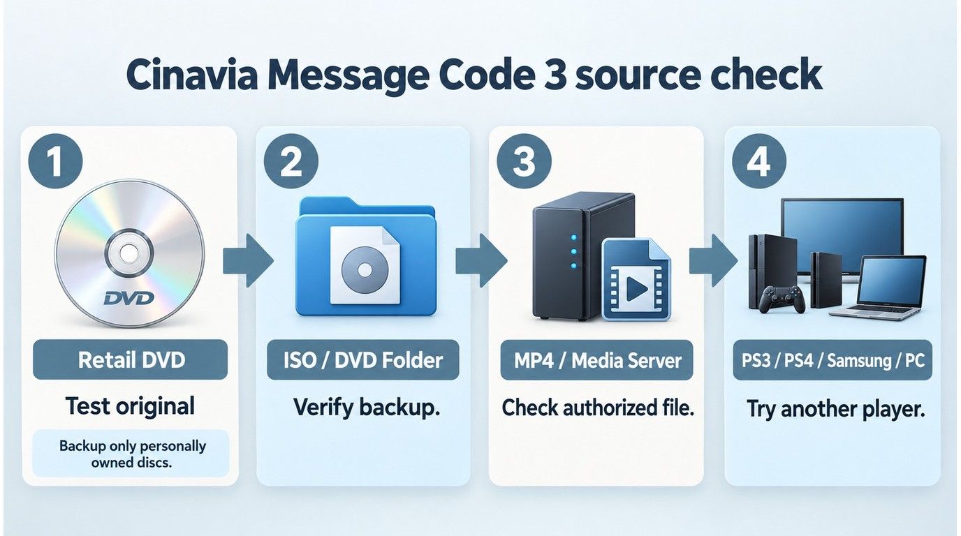 Start With the Disc or File Source