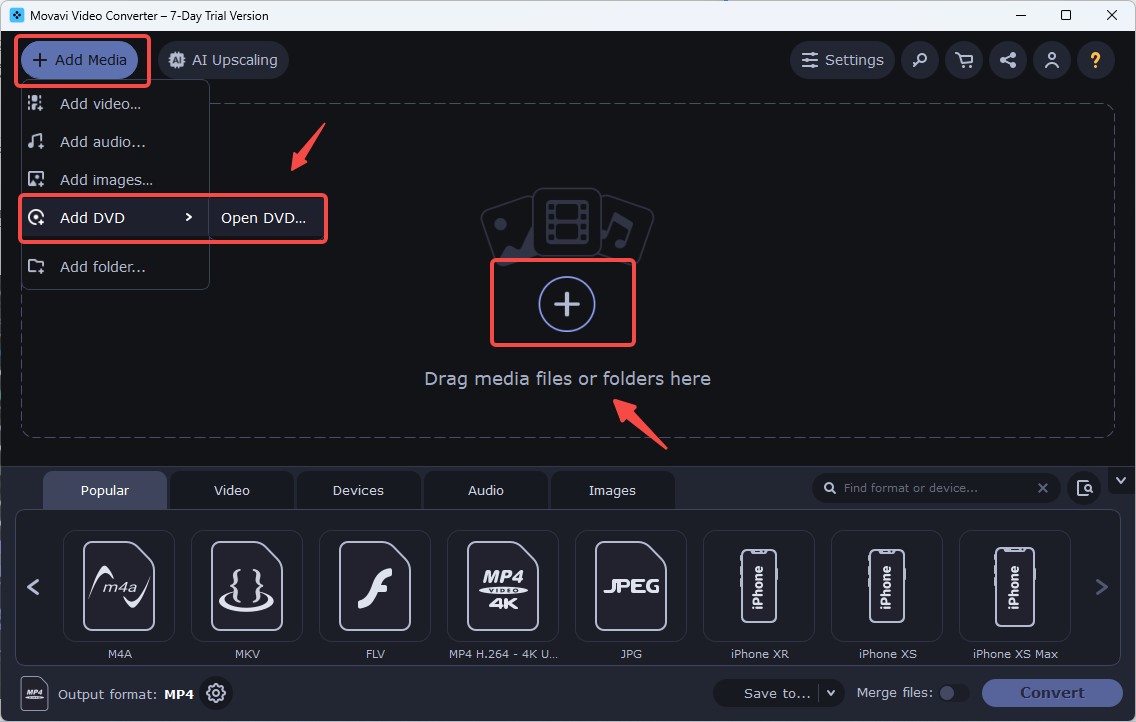 How to Convert DVD to MP4 with Movavi