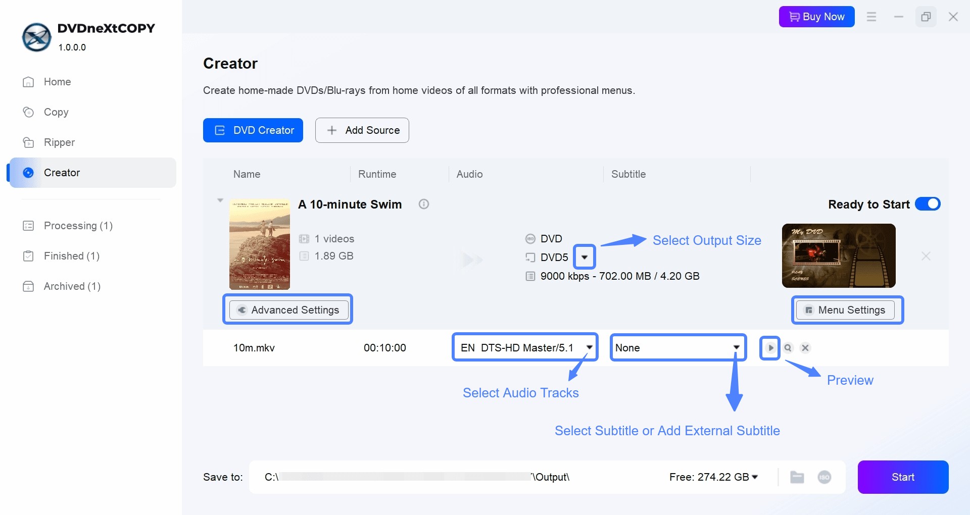 How to Burn YouTube Video to DVD with DVDneXtCOPY DVD Creator