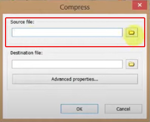 step2: compress iso with PowerISO