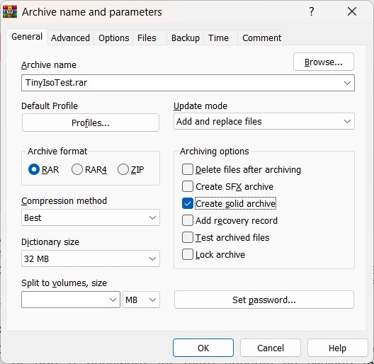 How to Shrink ISO with WinRAR