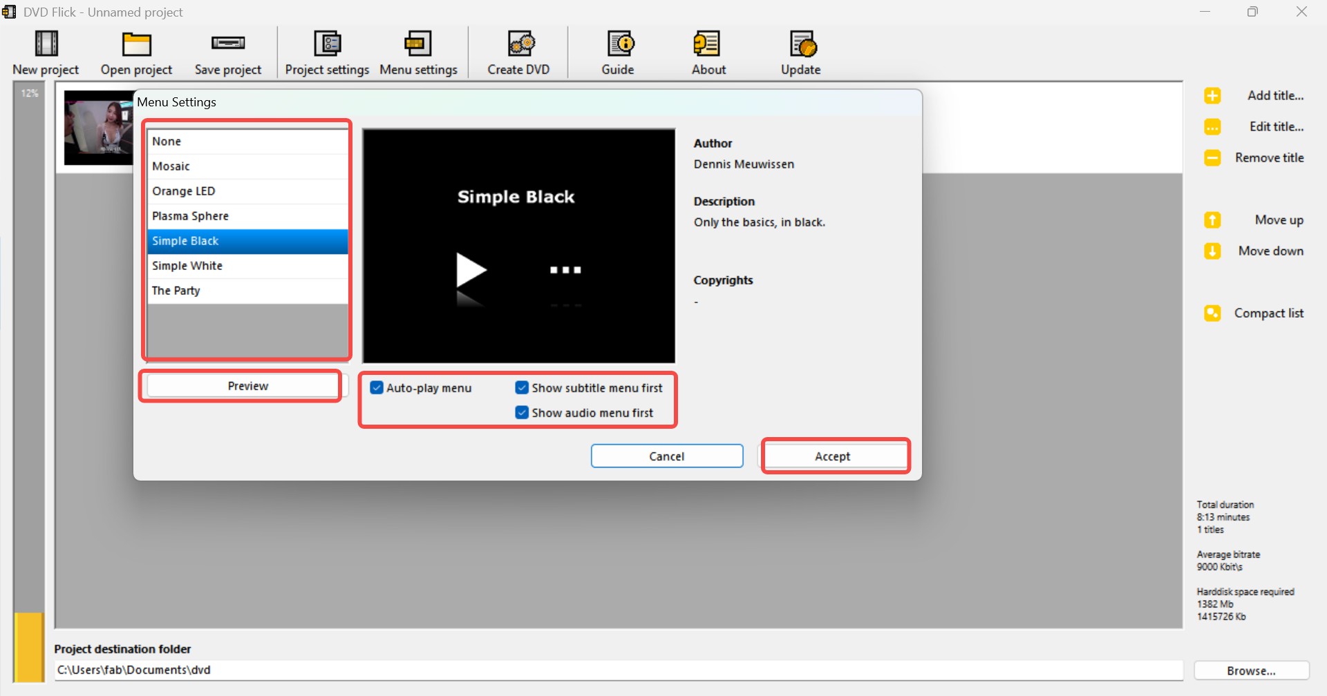 one of the Best DVD Menu Makers: DVDFlick