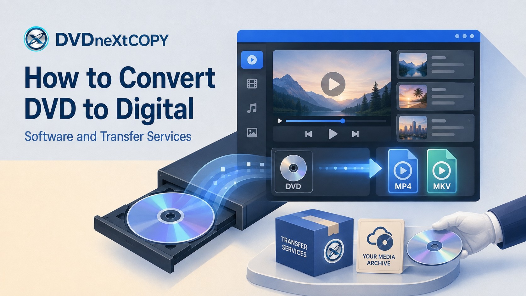 How to Convert DVD to Digital: Software and Transfer Services