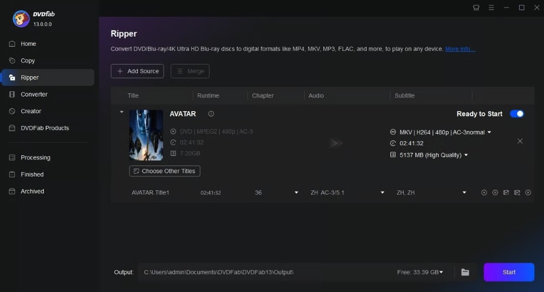 DVDFab DVD Ripper: Best DVD to MP4 Converter for Commercial DVDs