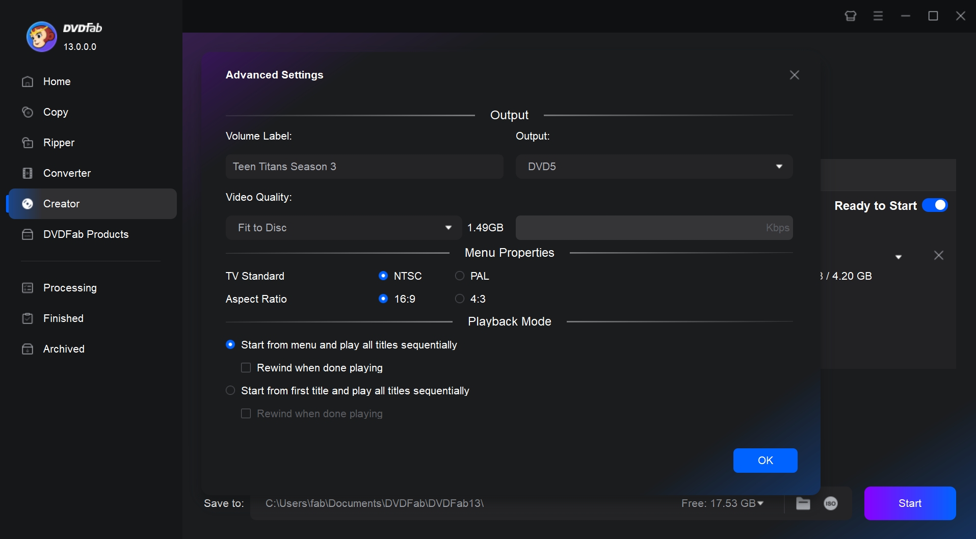 How to Burn MKV to DVD with DVDFab DVD Creator
