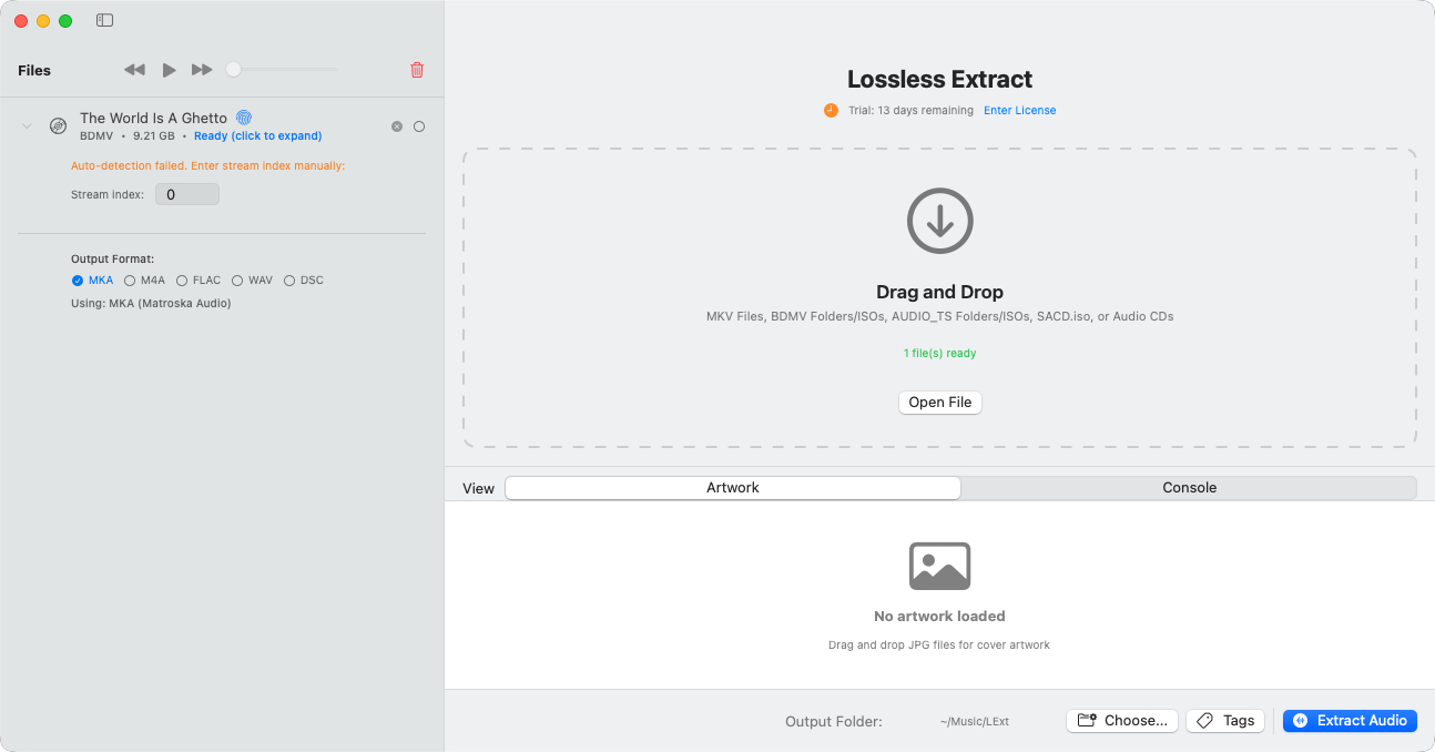 Extract High-Resolution Blu-ray Audio with Lossless Extract