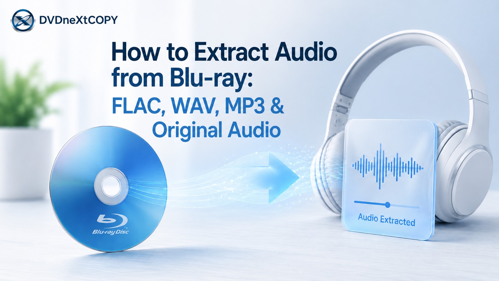 How to Extract Audio from Blu-ray in 2026: FLAC, WAV, MP3 & Original Audio