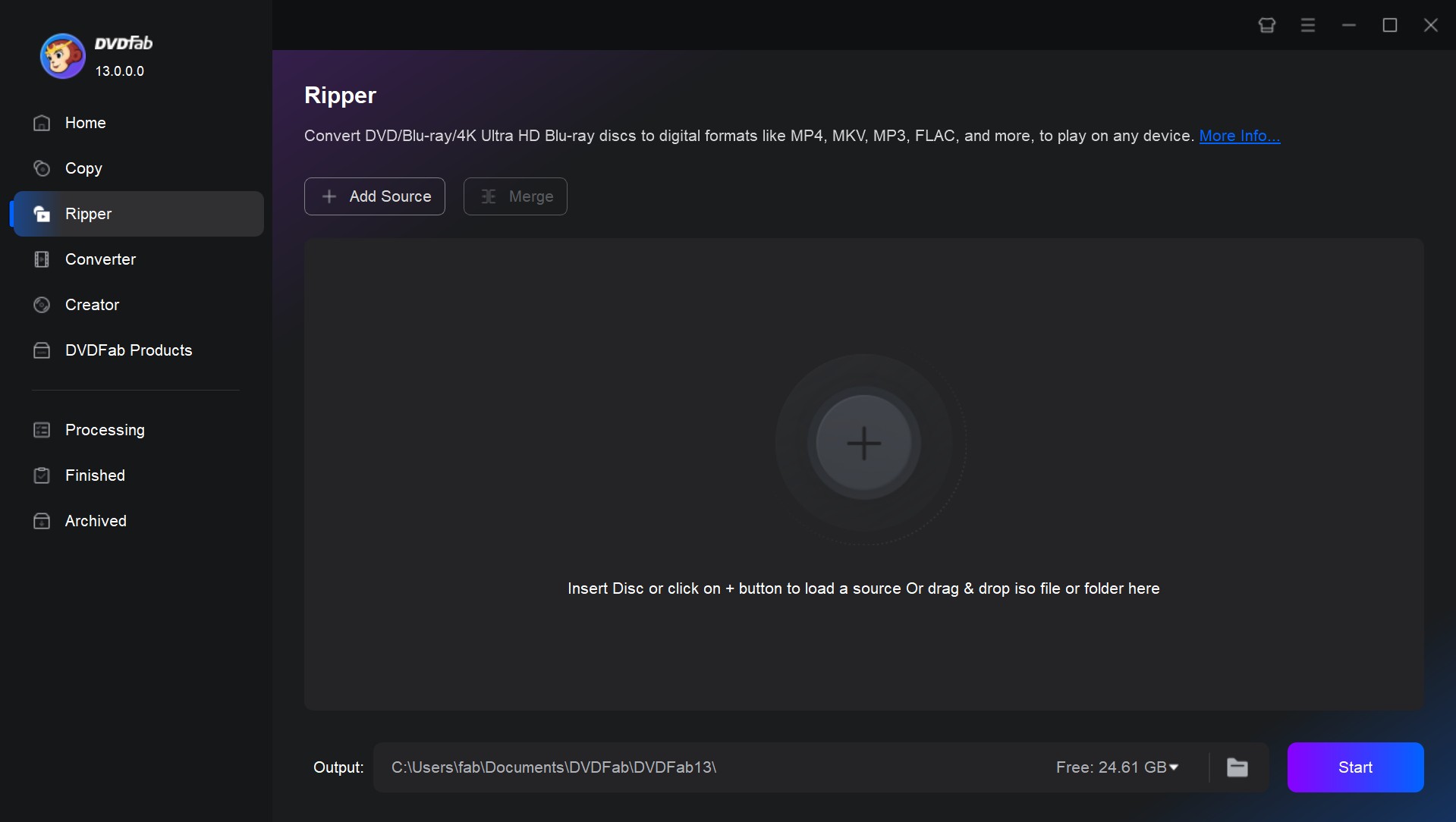 DVDFab HD Decrypter - Best Free Option for Older Protected Blu-rays