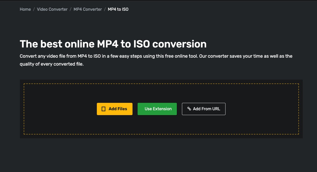 How to Convert MP4 to ISO Online